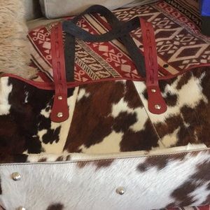 Pony hair tote by Maurizio Taiuti